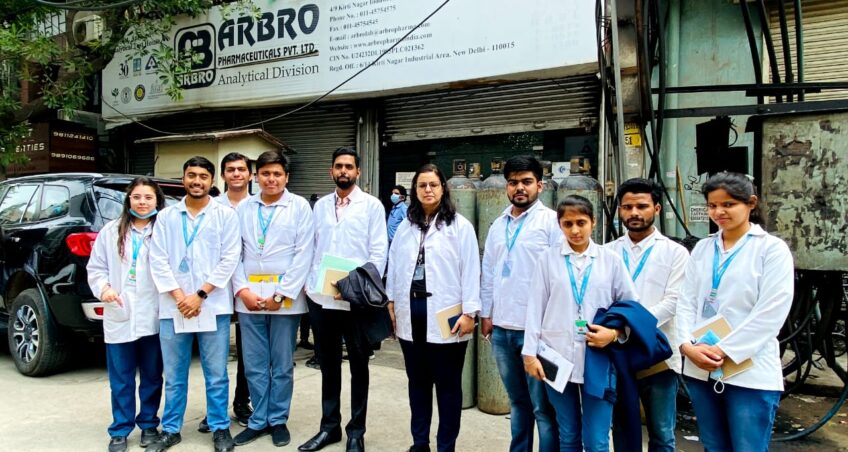 Student Visit to Arbro Pharmaceuticals, New Delhi