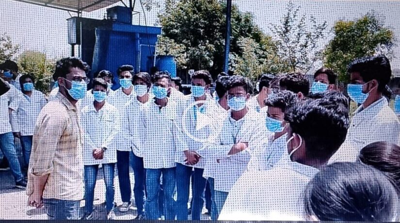 Pharmacy Visit to Golden Eagle Waste Management, Faridabad