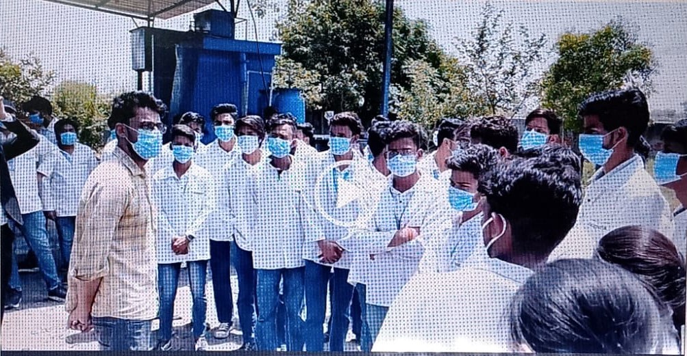 Pharmacy Visit to Golden Eagle Waste Management, Faridabad