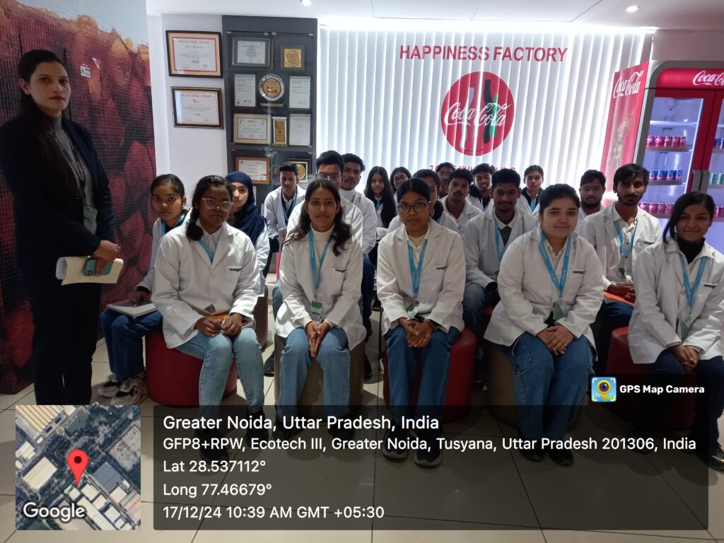 Industrial Visit to Coca-Cola Plant – Anangpuria School of Pharmaceutical Sciences