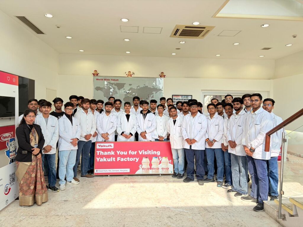 Industrial Visit to Yakult – B. Pharmacy 1st Semester Students (ASPS)